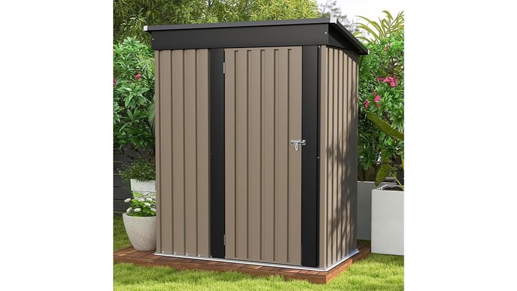 outdoor tool storage shed