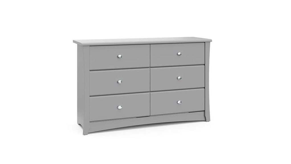 pebble gray dresser storage