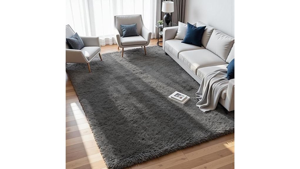 plush oversized shag rug