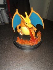 Pokemon Charizard Fire Breath Display Figure Statue With Base Collectible