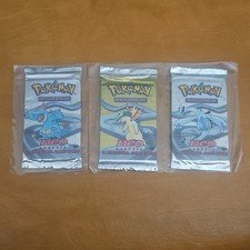 Pokemon TCG Neo Genesis 1st Edition Sealed Booster Packs Set of 3