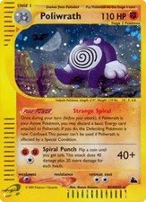 Poliwrath - H24/H32 - Pokemon Skyridge Holo Rare Card HP