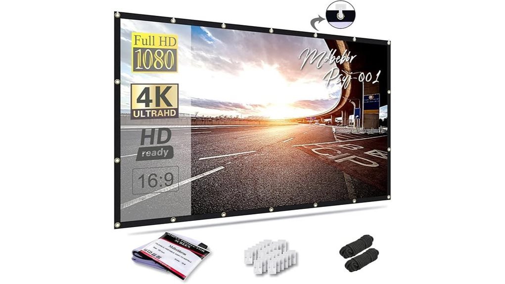 portable 120 inch screen