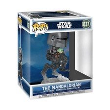 PREORDER: Funko Pop Rides Star Wars The Mandalorian With Grogu on Imperial AT-RT