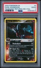 PSA 2 Dark Houndoom 5/109 2004 Team Rocket Returns STAMPED Reverse Holo Pokemon