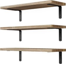 Rustic Wall Floating Shelves Set