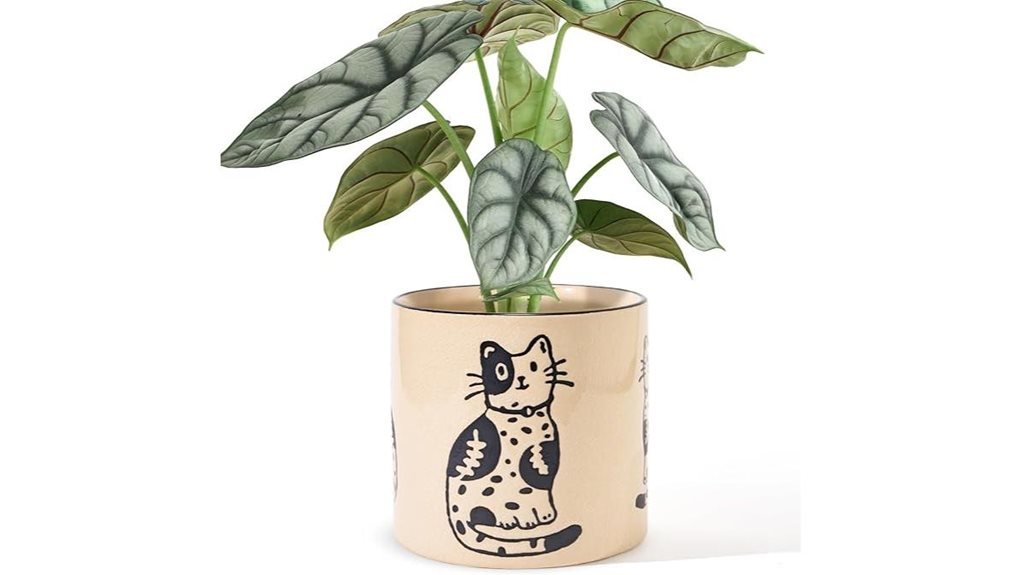 small pots with drainage