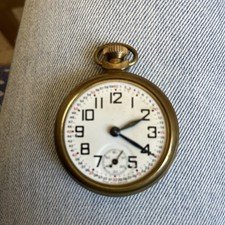 Smiths Industries Train Pocket Watch Vintage Ticking British Classic ⏱️✨