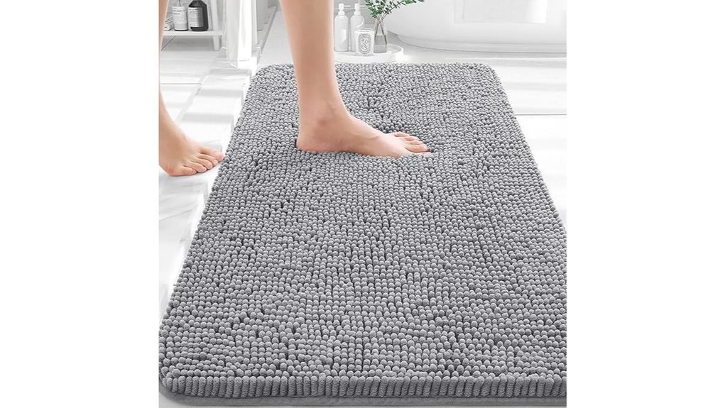 soft chenille bath rug