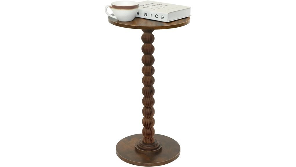 solid wood round table