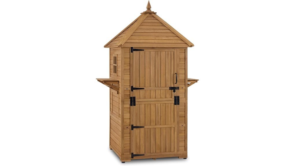 spacious outdoor storage solution