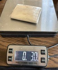 Sterling Silver Cigarette Case Antique