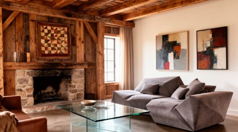 style contrasts in decor