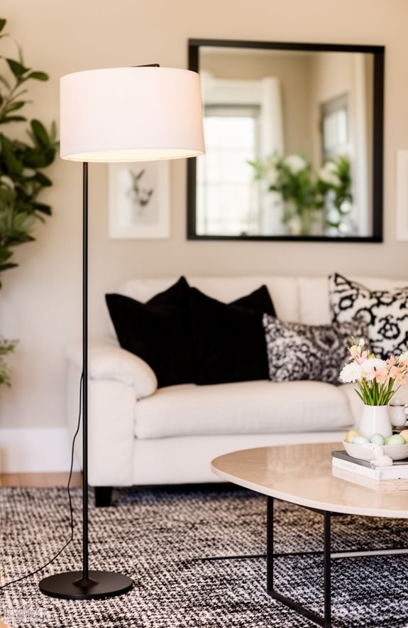 stylish easter lighting contrast