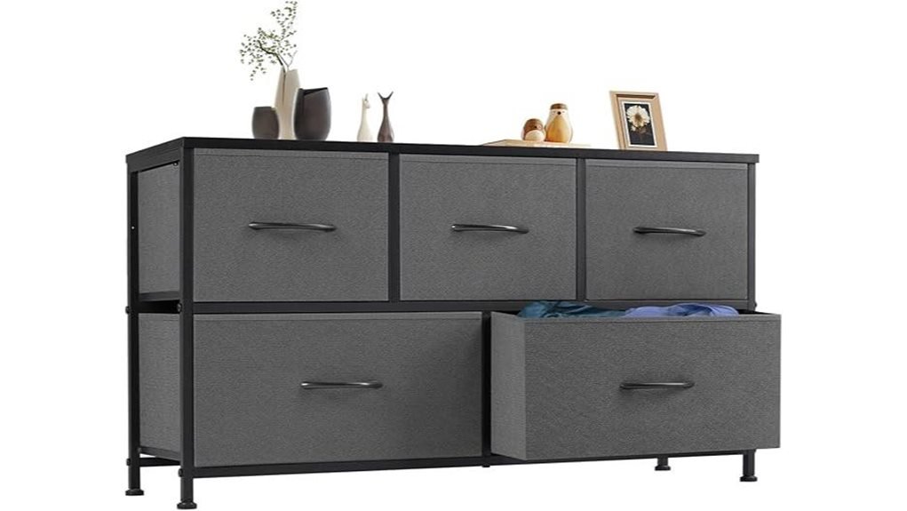 stylish fabric bedroom storage