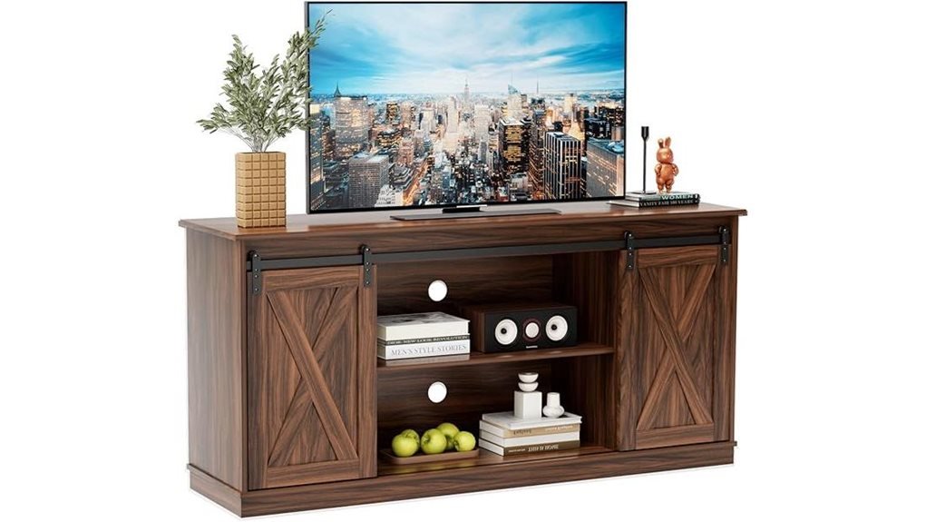 stylish farmhouse tv stand