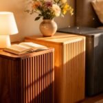 stylish fluted nightstands selection