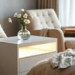 stylish illuminated bedroom furniture