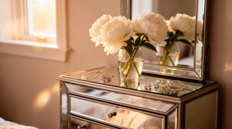 stylish mirrored dressers selection