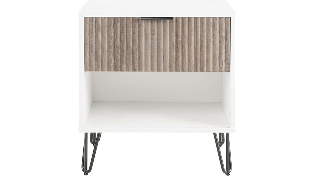 stylish nightstand with drawer
