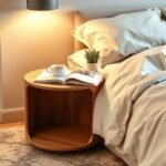 stylish round nightstands collection