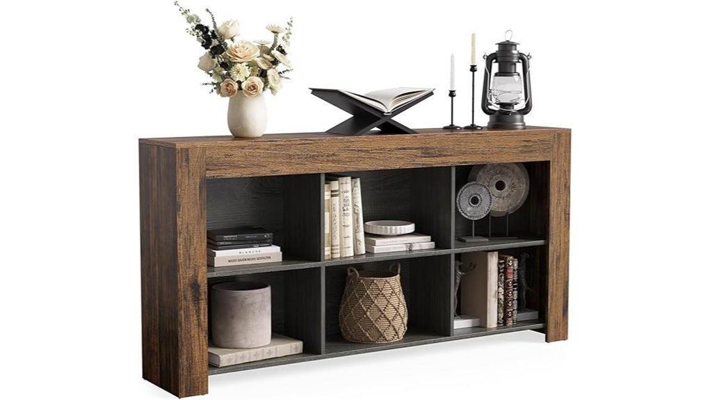 stylish storage console table