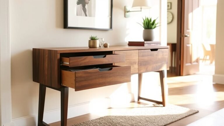 stylish storage console tables