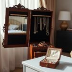 stylish wooden jewelry storage