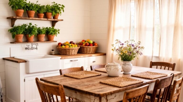 summer farmhouse kitchen refresh
