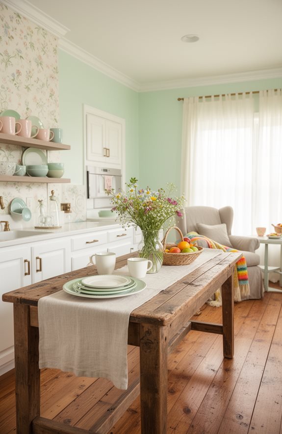 summer inspired light wall finishes