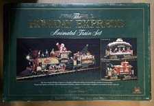 The HOLIDAY EXPRESS Animated Christmas Train Set #380 ! Plus 6 Additional Cars.