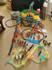 Thomas And Friends Trackmaster Superstation Glowing Mine Treasure Chase sets Lot