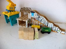 THOMAS THE TRAIN SODOR MINING SET (INCOMPLETE SET), CRANE & 2 CARS