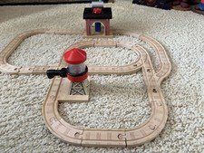 Thomas The Train Wooden Train Track, Railway Set As Pictured Sodor Engine Wash
