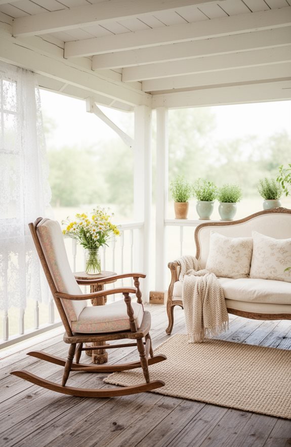 timeless vintage porch decor