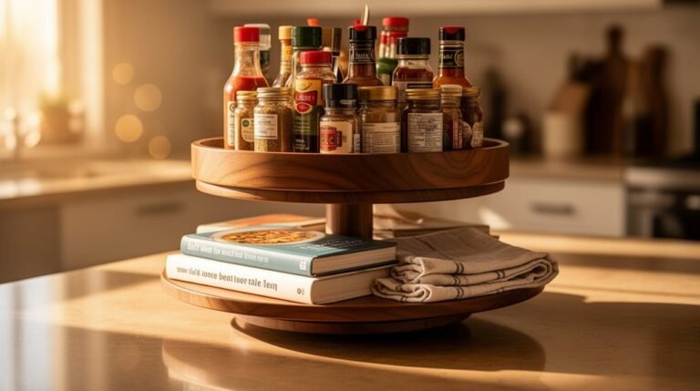 top wooden lazy susans