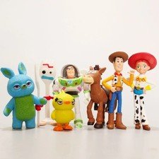 Toy Story 4 Action Figures 7PCS Set Woody Jessie Buzz Lightyear Forky Kids Gift