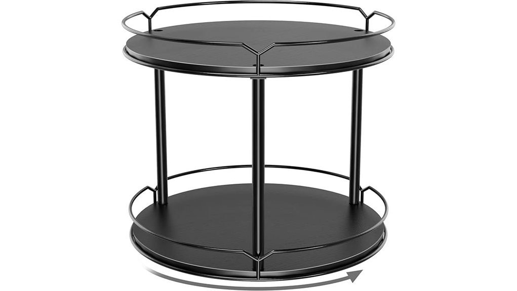 two tier spice organizer