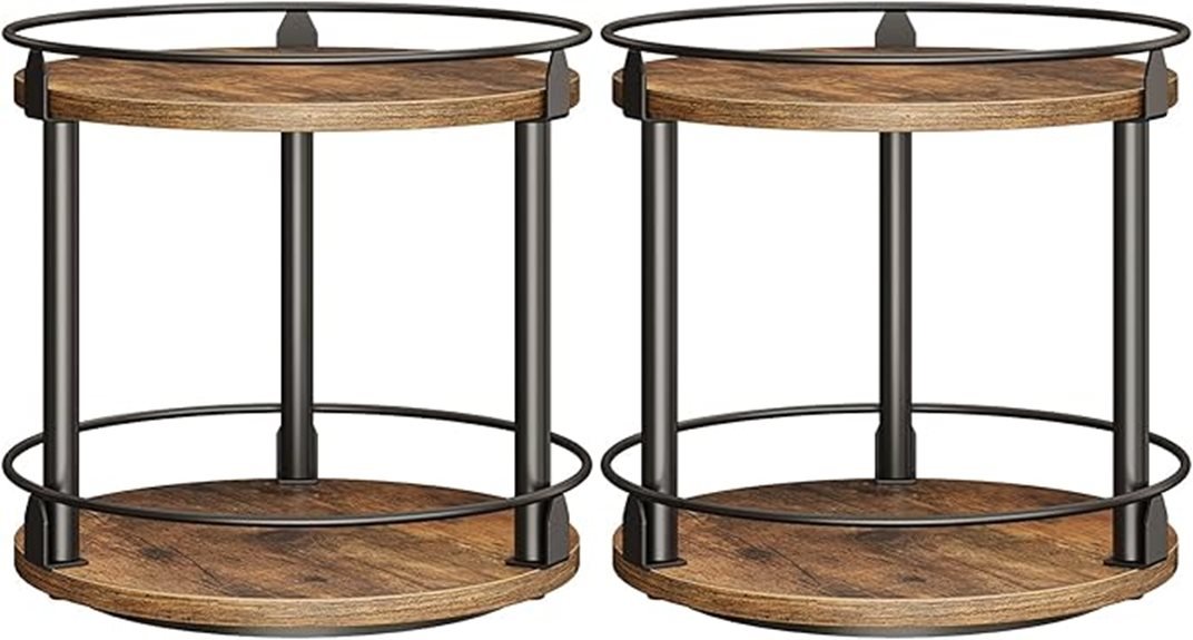 two tier spice rack
