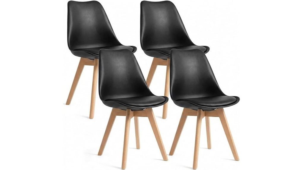 upholstered modern dining chairs