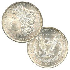 USA 1878-1904 Morgan Dollar 90% Silver Coin Brilliant Uncirculated - Random Date