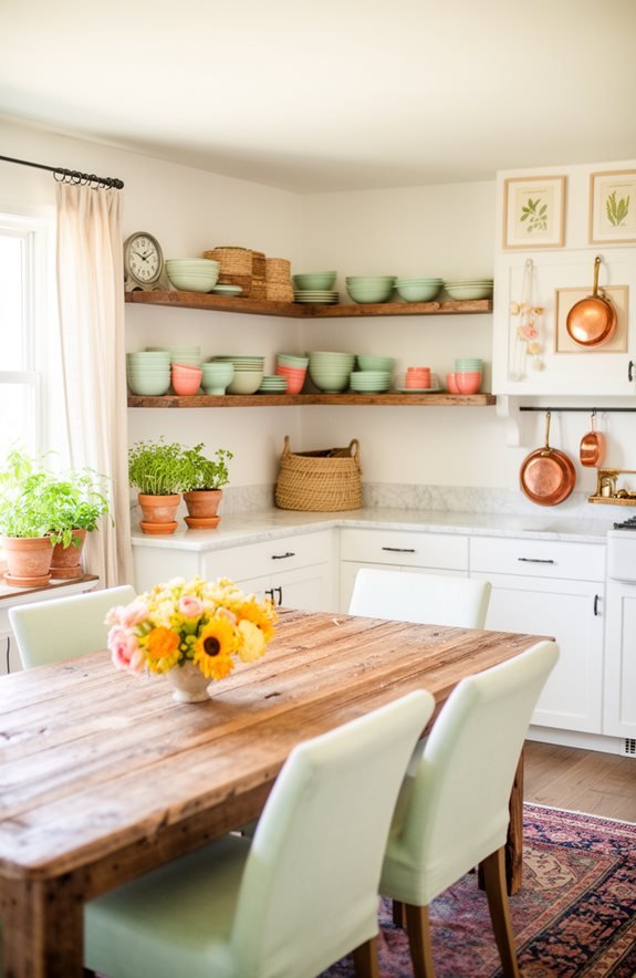 vibrant summer kitchen colors