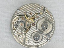 VINTAGE 16S HAMILTON 992 RAILROAD 21 JEWEL POCKET WATCH MOV'T & DIAL, RUNNING!