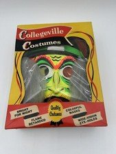 Vintage 1950s Collegeville Costumes “witch” Halloween costume W/box large 284
