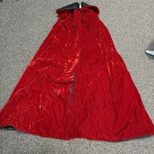 Vintage 1980s Halloween Costume Charades Red And Black Vampire Rare