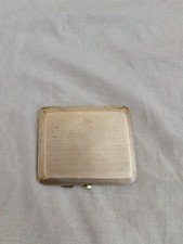 Vintage Antique Sterling Silver Cigarette Case Birmingham England 1925 80g