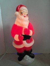 Vintage Blow Mold Santa Claus Working Light 1973 Empire 23” Carolina Enterprises