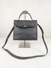 Vintage Christian Dior PVC Leather Crossbody Top Handbag Made in France.