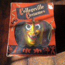 Vintage Collegeville Witch Halloween Costume #200 Small Child 4-6 In Box