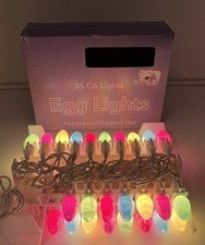Vintage Easter Egg String Lights